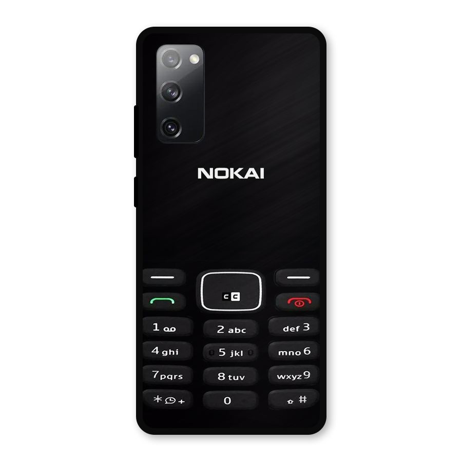 Nokia Bar Print Metal Back Case for Galaxy S20 FE 5G