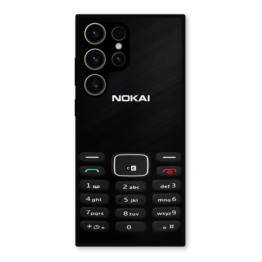 Nokia Bar Print Metal Back Case for Galaxy S23 Ultra