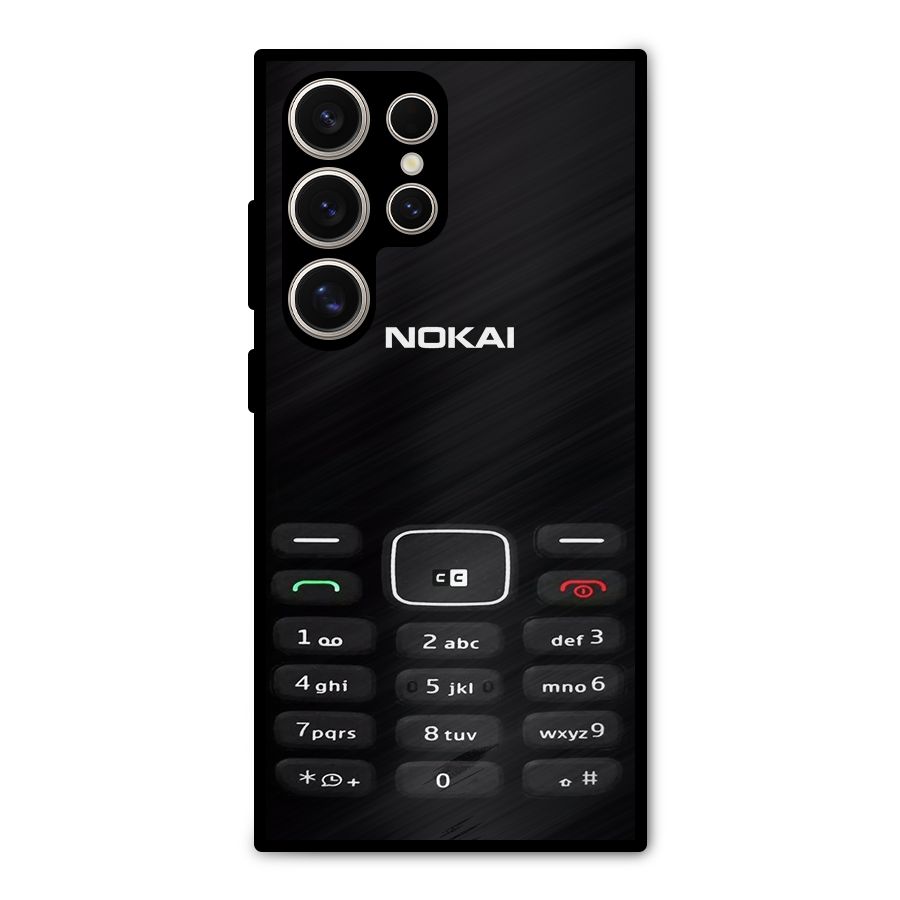 Nokia Bar Print Metal Back Case for Galaxy S24 Ultra
