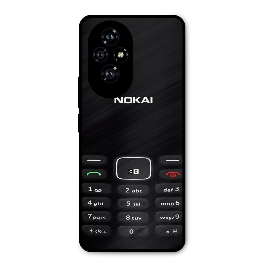 Nokia Bar Print Metal Back Case for Honor 200