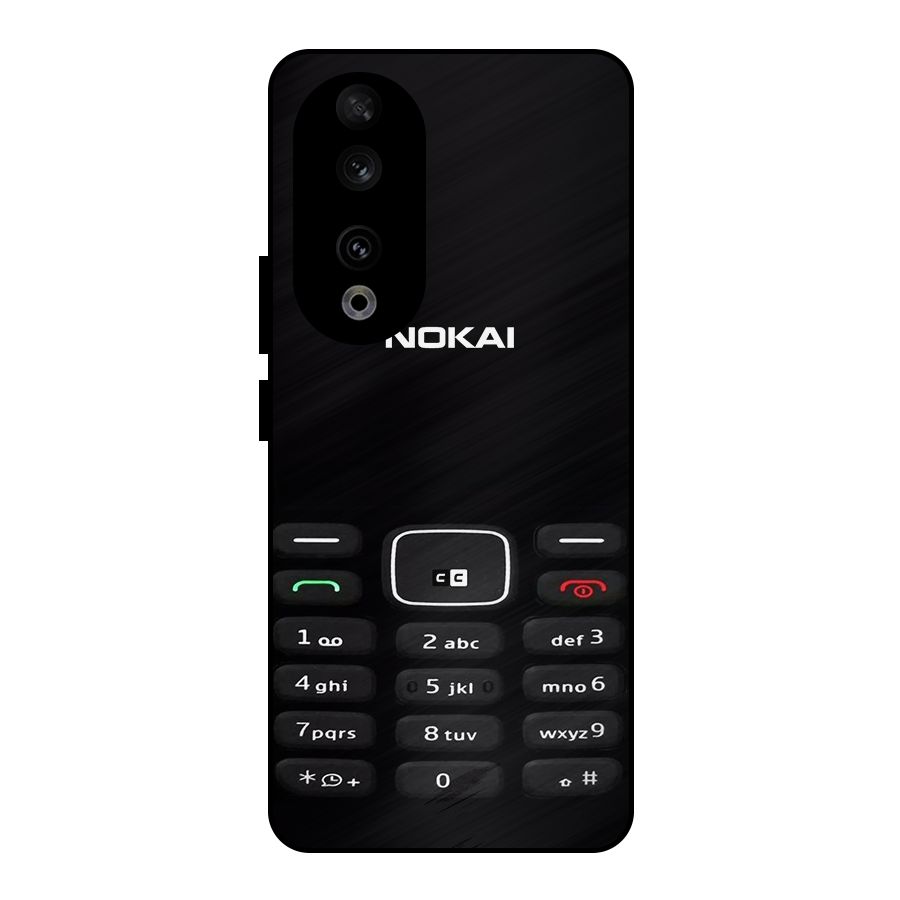 Nokia Bar Print Metal Back Case for Honor 90