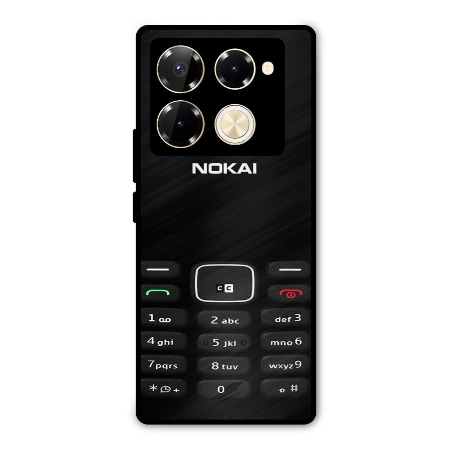 Nokia Bar Print Metal Back Case for Infinix Note 40 Pro