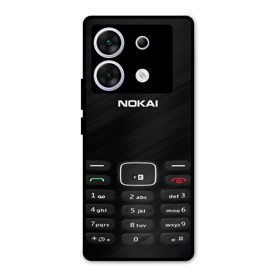 Nokia Bar Print Metal Back Case for Infinix Zero 30 5G