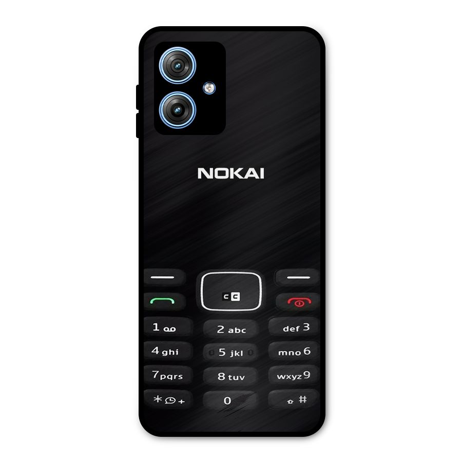 Nokia Bar Print Metal Back Case for Moto G54