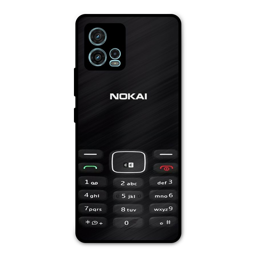Nokia Bar Print Metal Back Case for Moto G72