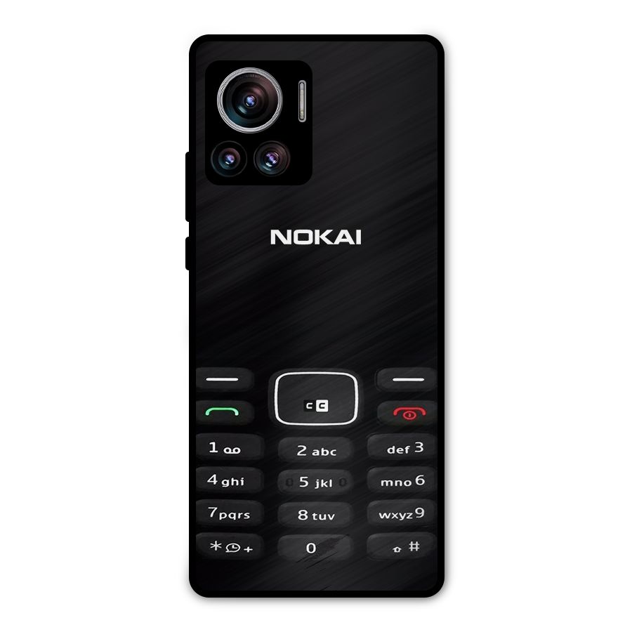 Nokia Bar Print Metal Back Case for Motorola Edge 30 Ultra