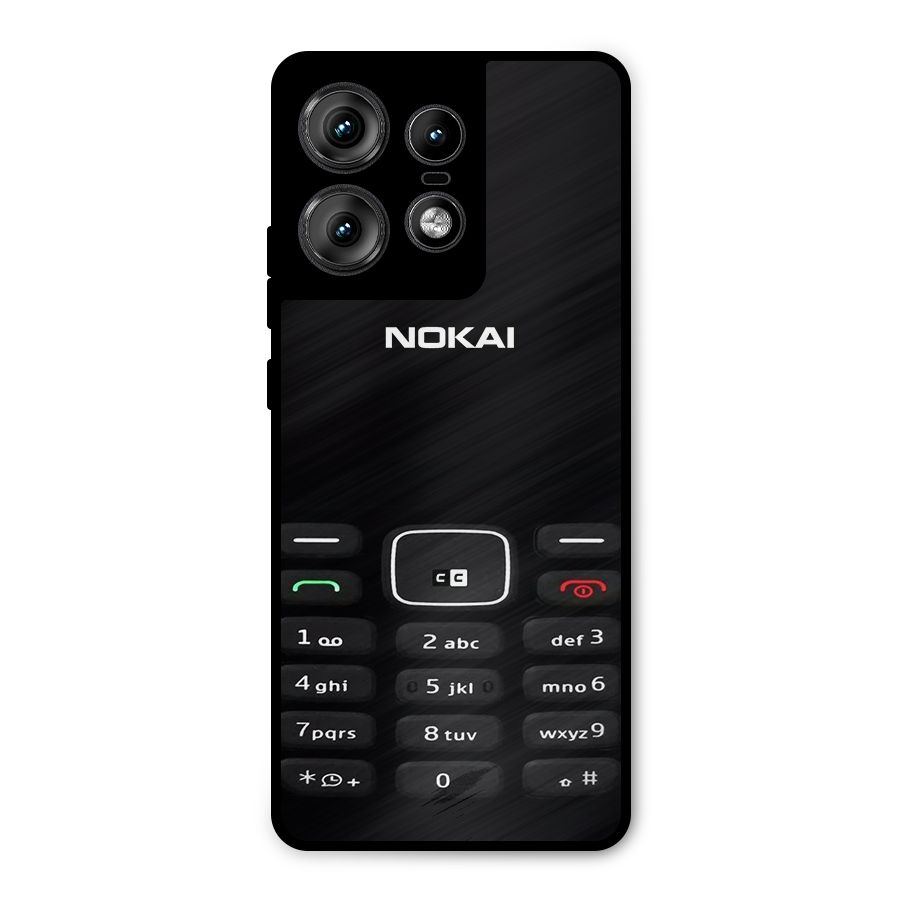 Nokia Bar Print Metal Back Case for Motorola Edge 50 Pro