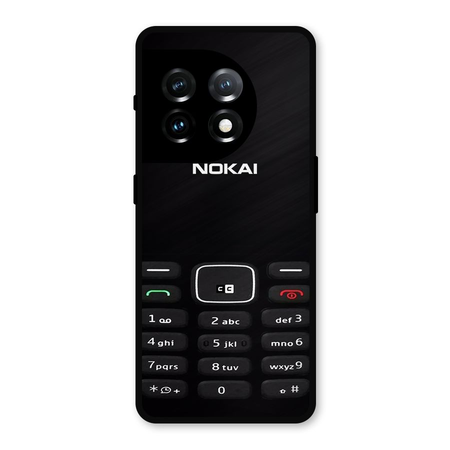 Nokia Bar Print Metal Back Case for OnePlus 11