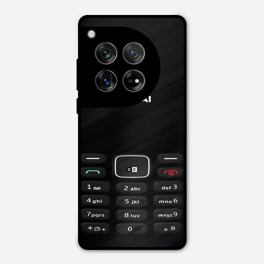 Nokia Bar Print Metal Back Case for OnePlus 12