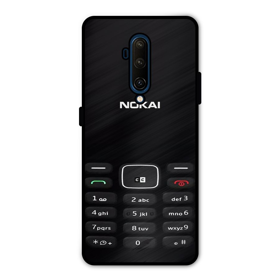 Nokia Bar Print Metal Back Case for OnePlus 7T Pro