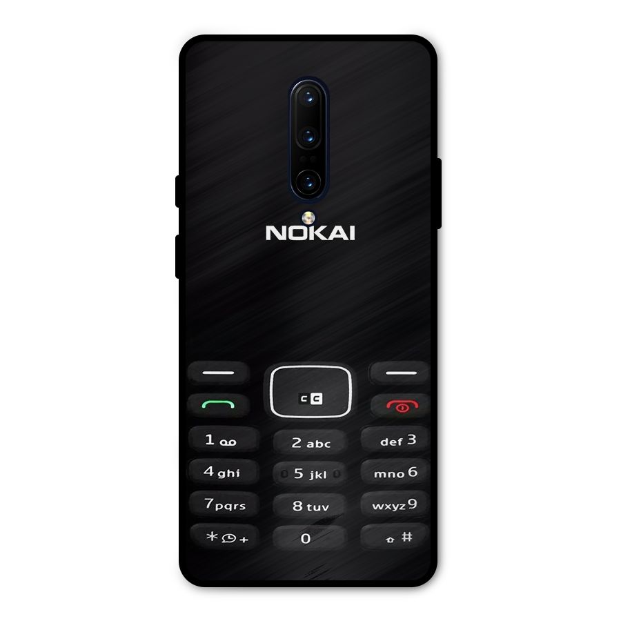 Nokia Bar Print Metal Back Case for OnePlus 7 Pro