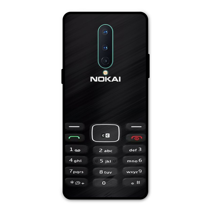 Nokia Bar Print Metal Back Case for OnePlus 8