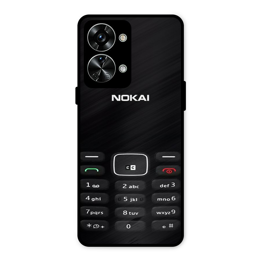 Nokia Bar Print Metal Back Case for OnePlus Nord 2T