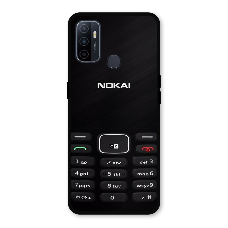 Nokia Bar Print Metal Back Case for Oppo A53