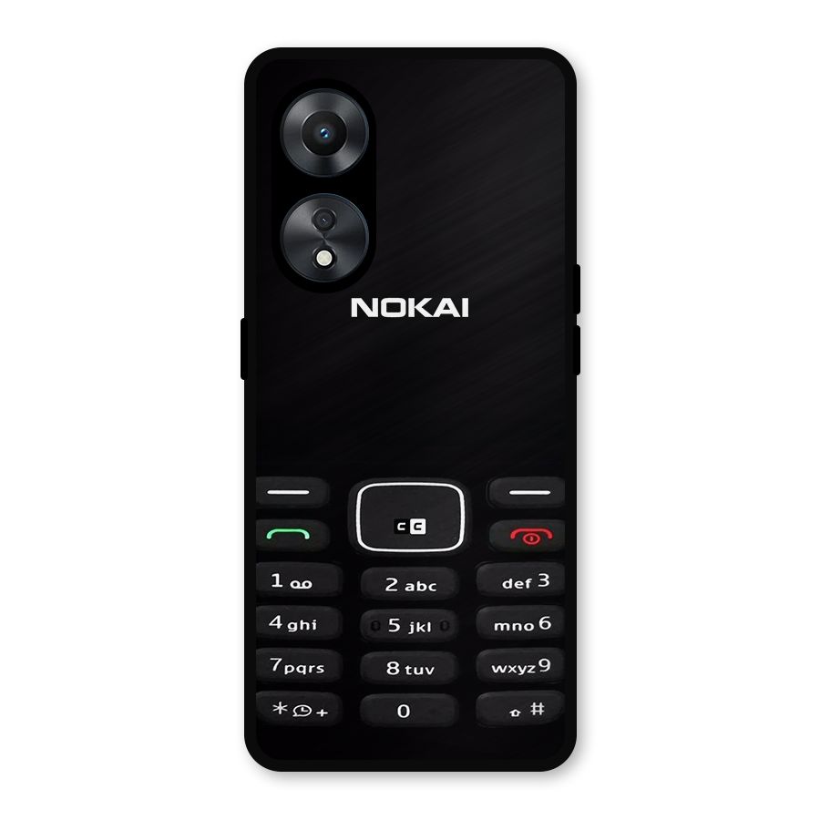 Nokia Bar Print Metal Back Case for Oppo A78