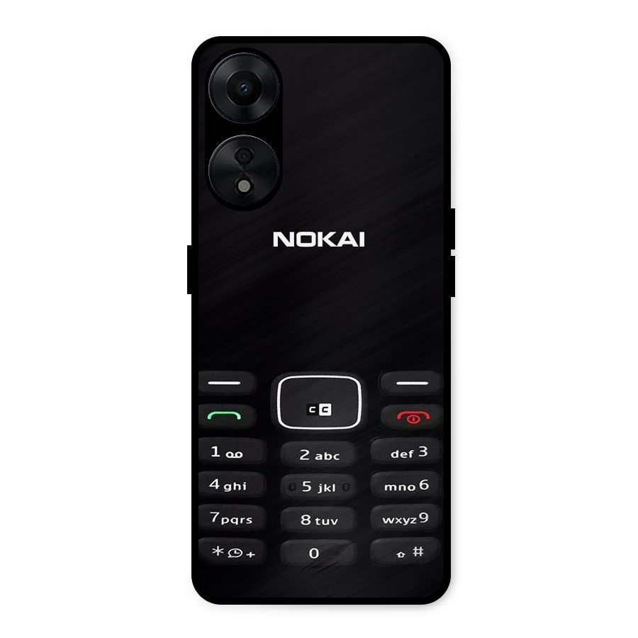 Nokia Bar Print Metal Back Case for Oppo A78 5G