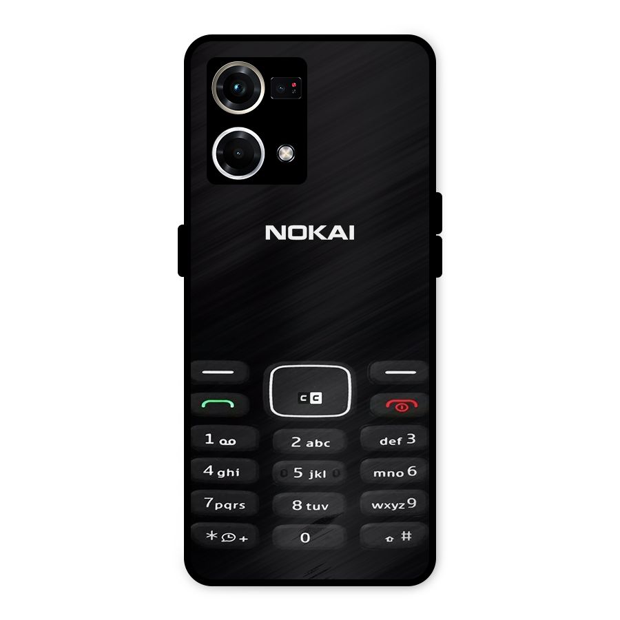 Nokia Bar Print Metal Back Case for Oppo F21 Pro 4G