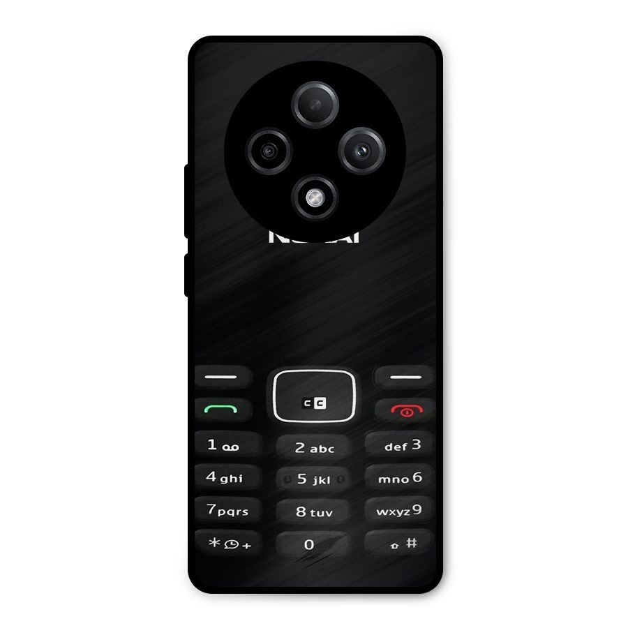 Nokia Bar Print Metal Back Case for Oppo F27 Pro Plus