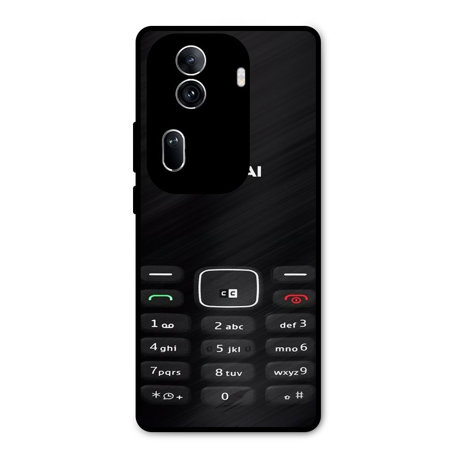 Nokia Bar Print Metal Back Case for Oppo Reno11 Pro 5G