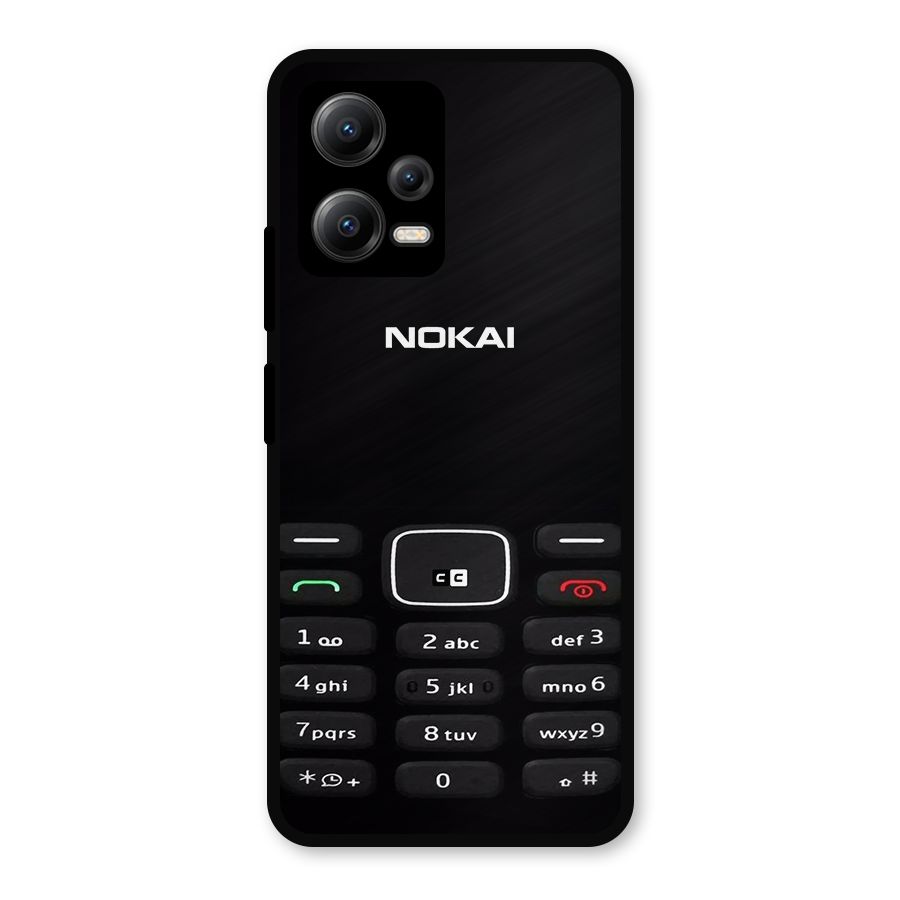 Nokia Bar Print Metal Back Case for Poco X5