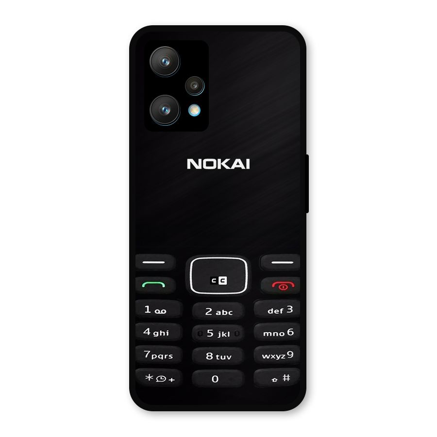 Nokia Bar Print Metal Back Case for Realme 9