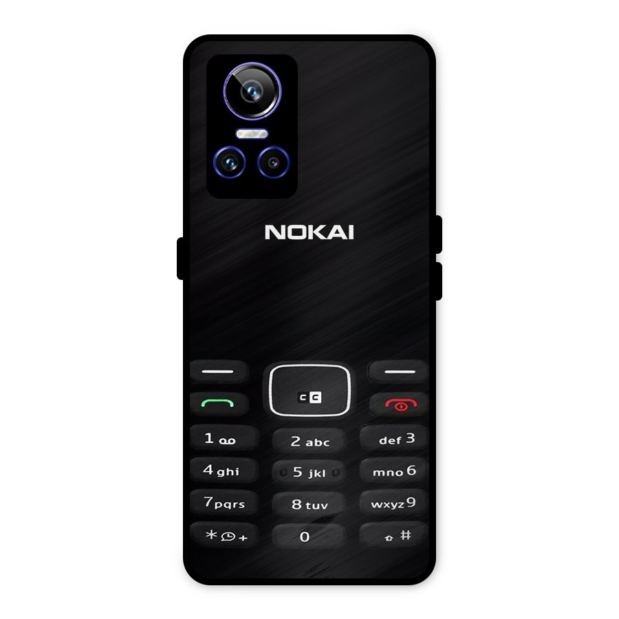 Nokia Bar Print Metal Back Case for Realme GT Neo 3