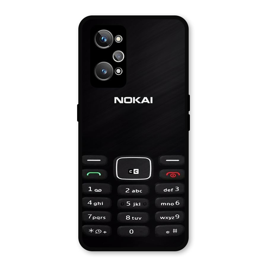 Nokia Bar Print Metal Back Case for Realme GT Neo 3T