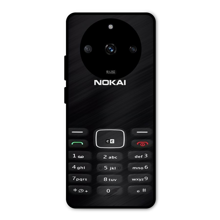Nokia Bar Print Metal Back Case for Realme Narzo 60 5G