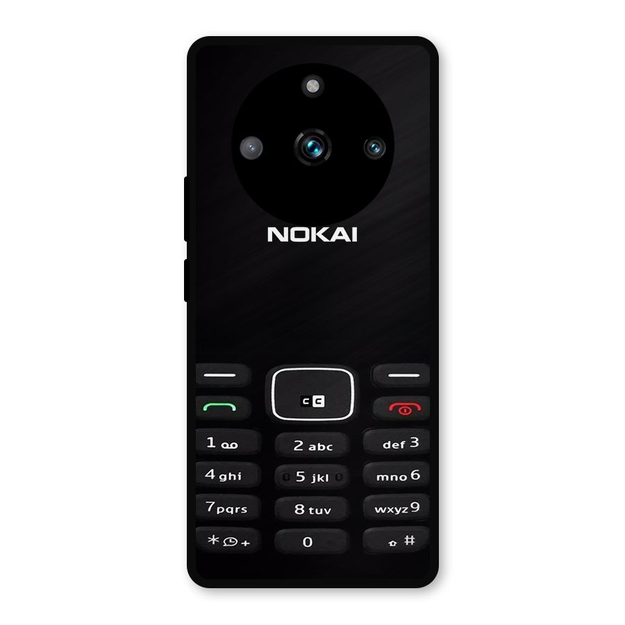 Nokia Bar Print Metal Back Case for Realme Narzo 60 Pro