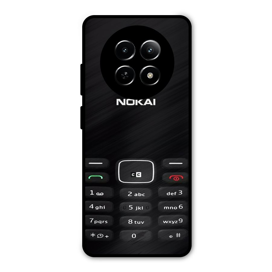 Nokia Bar Print Metal Back Case for Realme Narzo 70x 5G