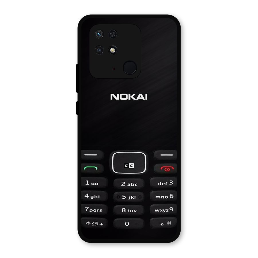 Nokia Bar Print Metal Back Case for Redmi 10