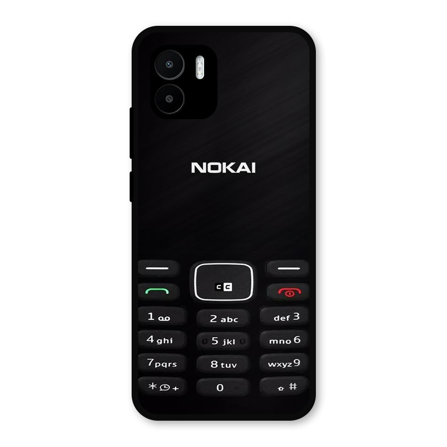 Nokia Bar Print Metal Back Case for Redmi A2
