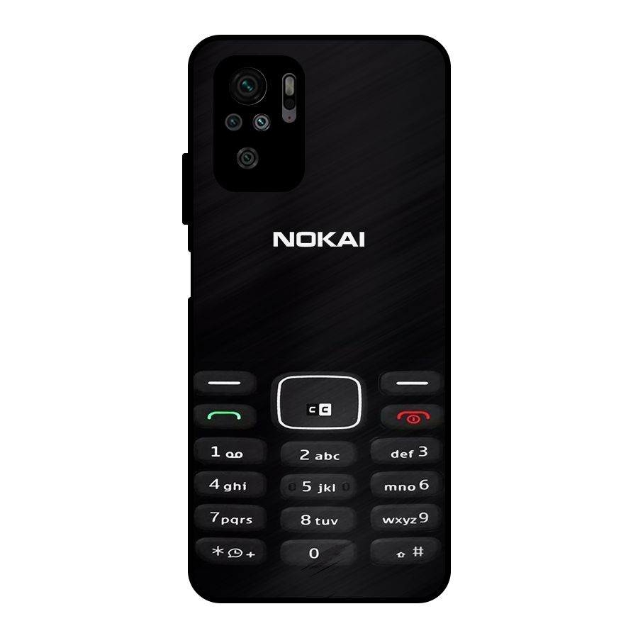 Nokia Bar Print Metal Back Case for Redmi Note 11 SE