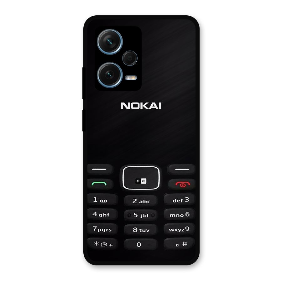Nokia Bar Print Metal Back Case for Redmi Note 12 Pro Plus 5G