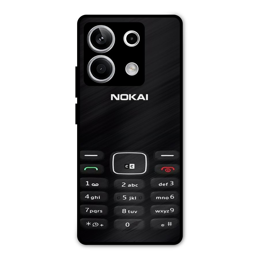 Nokia Bar Print Metal Back Case for Redmi Note 13 5G