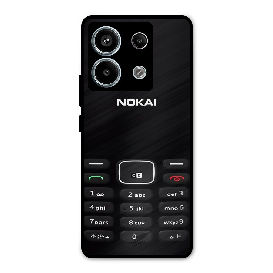 Nokia Bar Print Metal Back Case for Redmi Note 13 Pro 5G