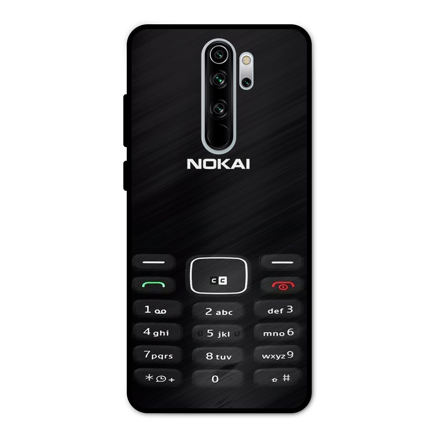 Nokia Bar Print Metal Back Case for Redmi Note 8 Pro