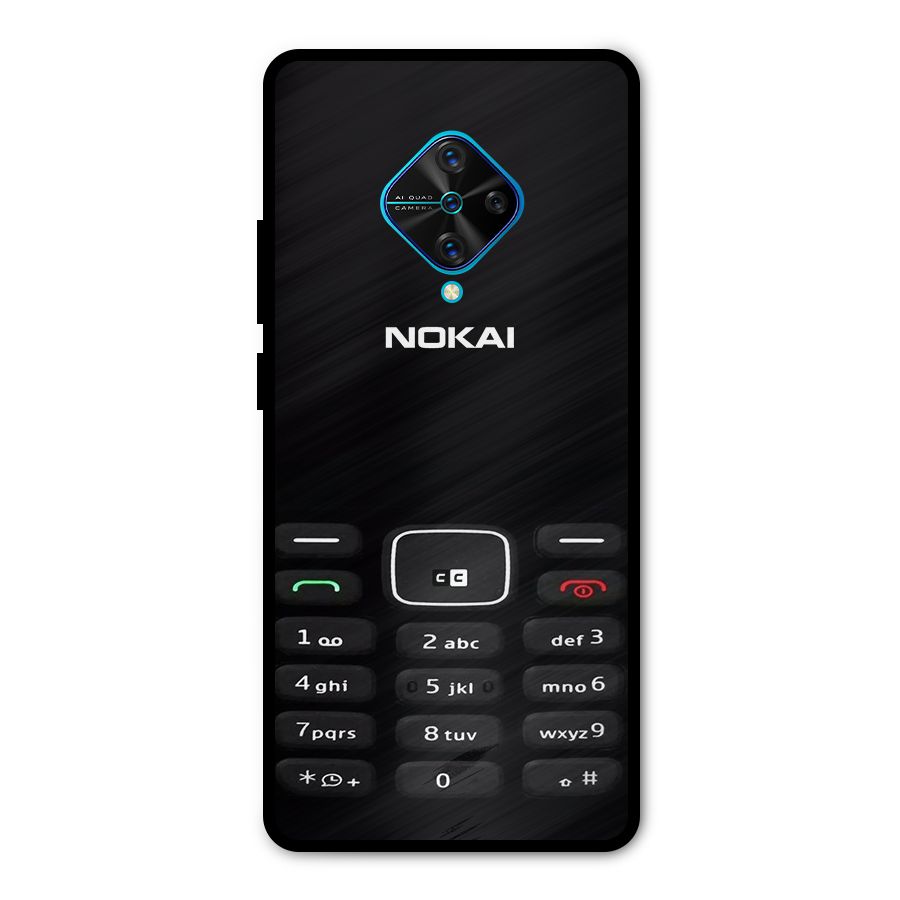 Nokia Bar Print Metal Back Case for Vivo S1 Pro