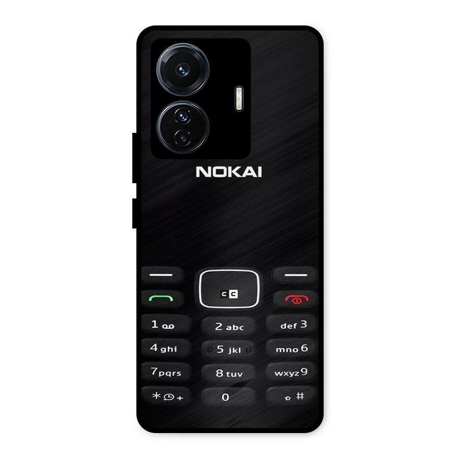 Nokia Bar Print Metal Back Case for Vivo T1 Pro