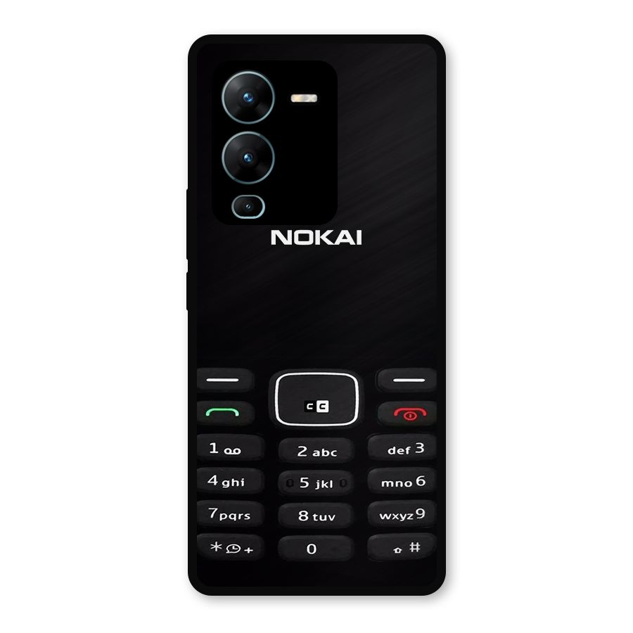 Nokia Bar Print Metal Back Case for Vivo V25 Pro