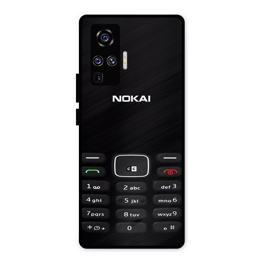 Nokia Bar Print Metal Back Case for Vivo X50 Pro