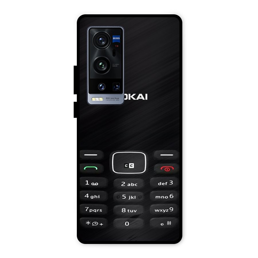 Nokia Bar Print Metal Back Case for Vivo X60 Pro Plus