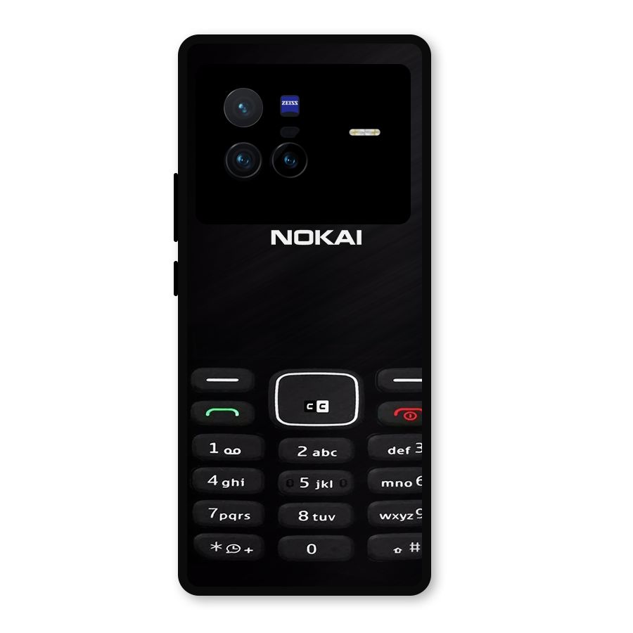 Nokia Bar Print Metal Back Case for Vivo X80