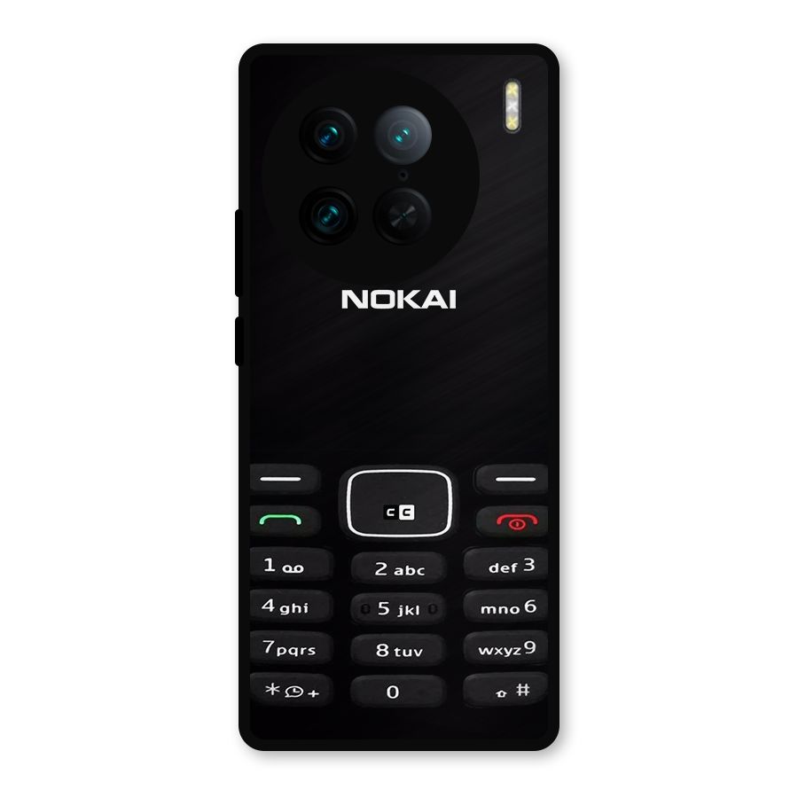 Nokia Bar Print Metal Back Case for Vivo X90 Pro