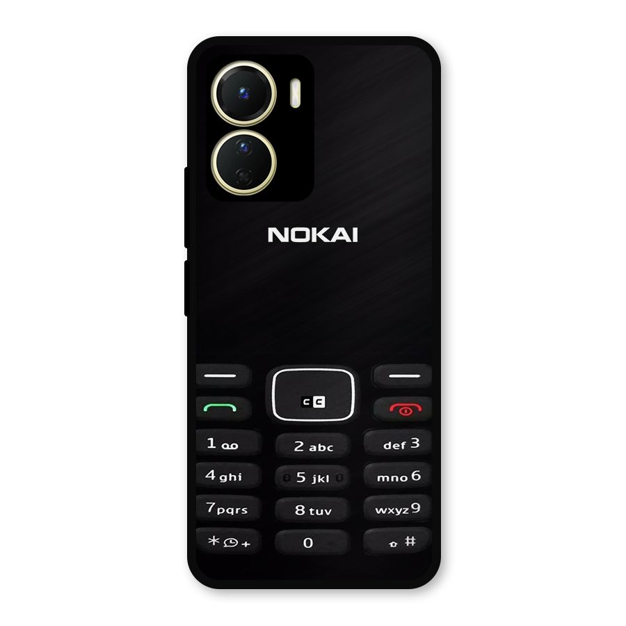 Nokia Bar Print Metal Back Case for Vivo Y16