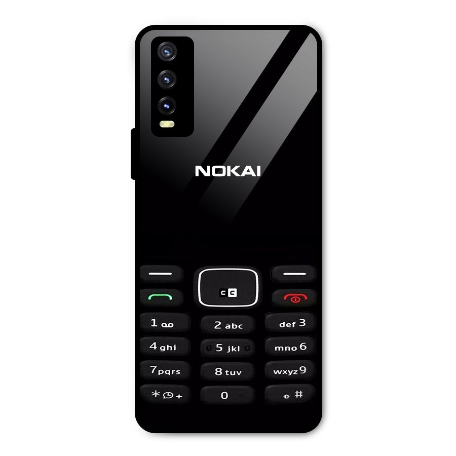 Nokia Bar Print Metal Back Case for Vivo Y20