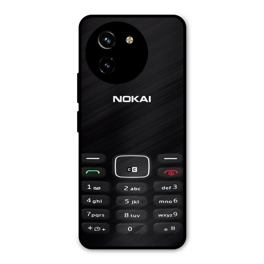 Nokia Bar Print Metal Back Case for Vivo Y200i
