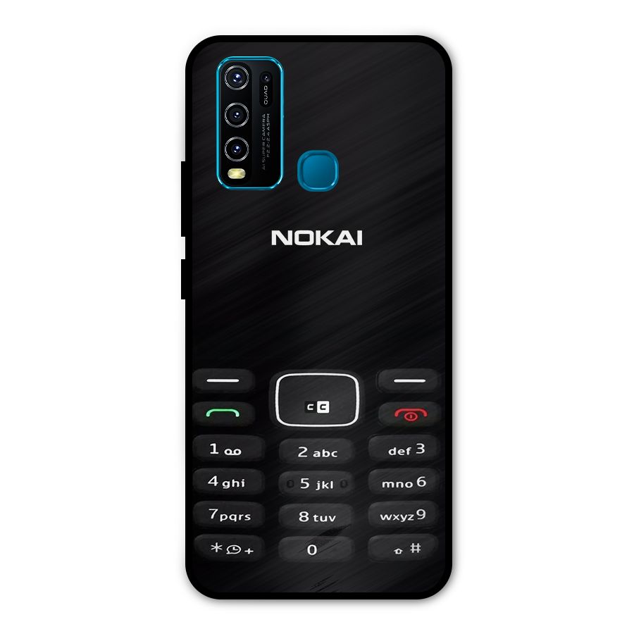 Nokia Bar Print Metal Back Case for Vivo Y50