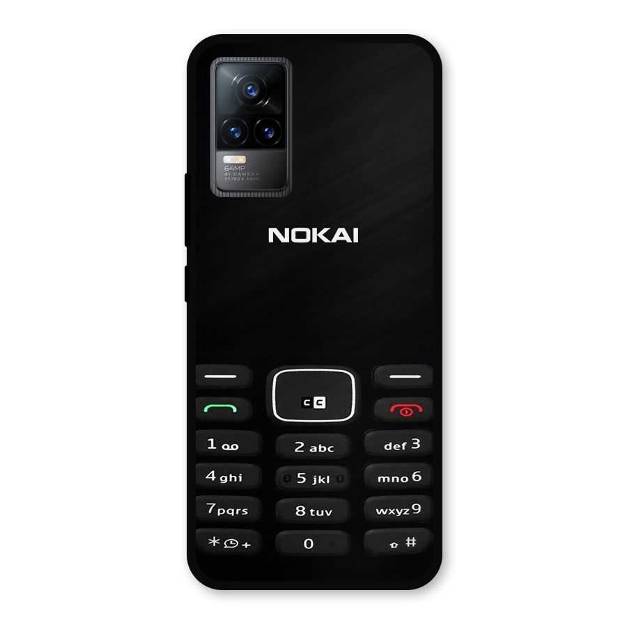 Nokia Bar Print Metal Back Case for Vivo Y73