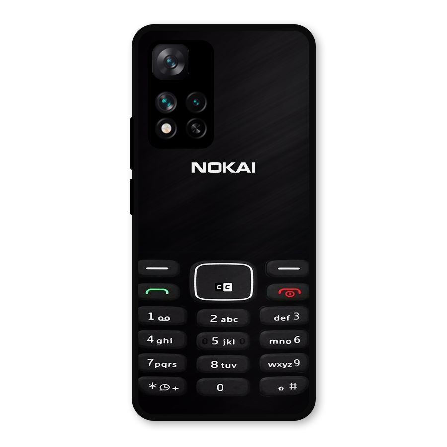 Nokia Bar Print Metal Back Case for Xiaomi 11i Hypercharge 5G